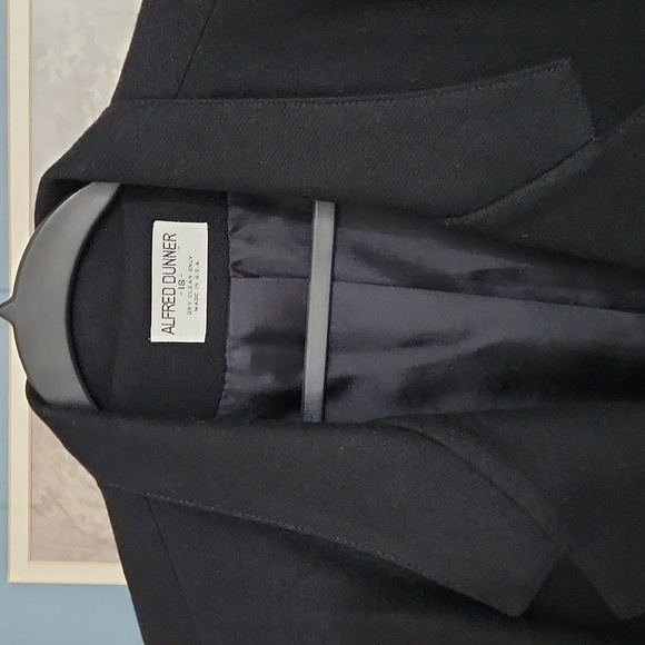 100% Wool Blazer Vintage Royal Button Alfred Dunnner Luxury Office Elegant - Picture 7 of 10